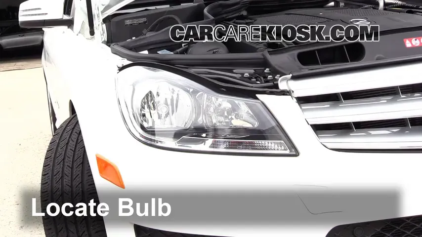 2013 Mercedes-Benz C300 4Matic Sport 3.5L V6 Lights Turn Signal - Front (replace bulb)